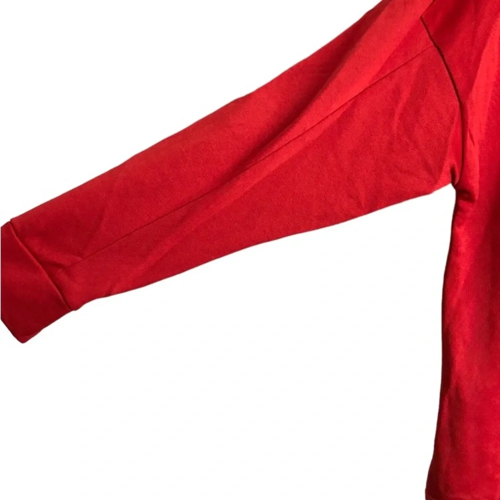 ZARA Red Oversized Hoodie Size S - Picture 11 of 14